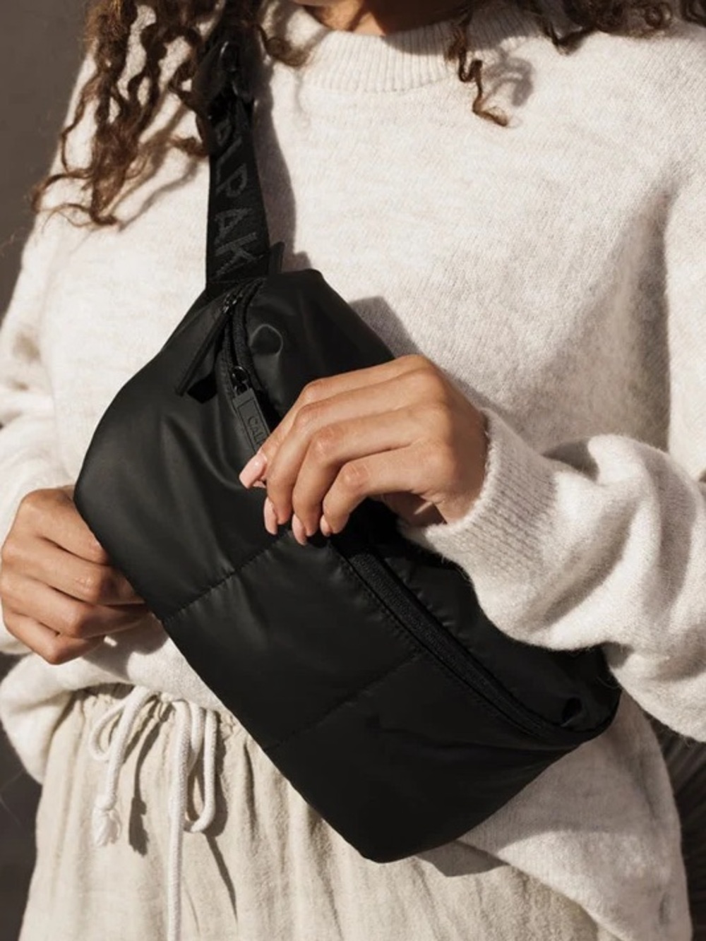 CALPAK Luka Belt Bag in Matte Black NWT - Picture 5 of 7